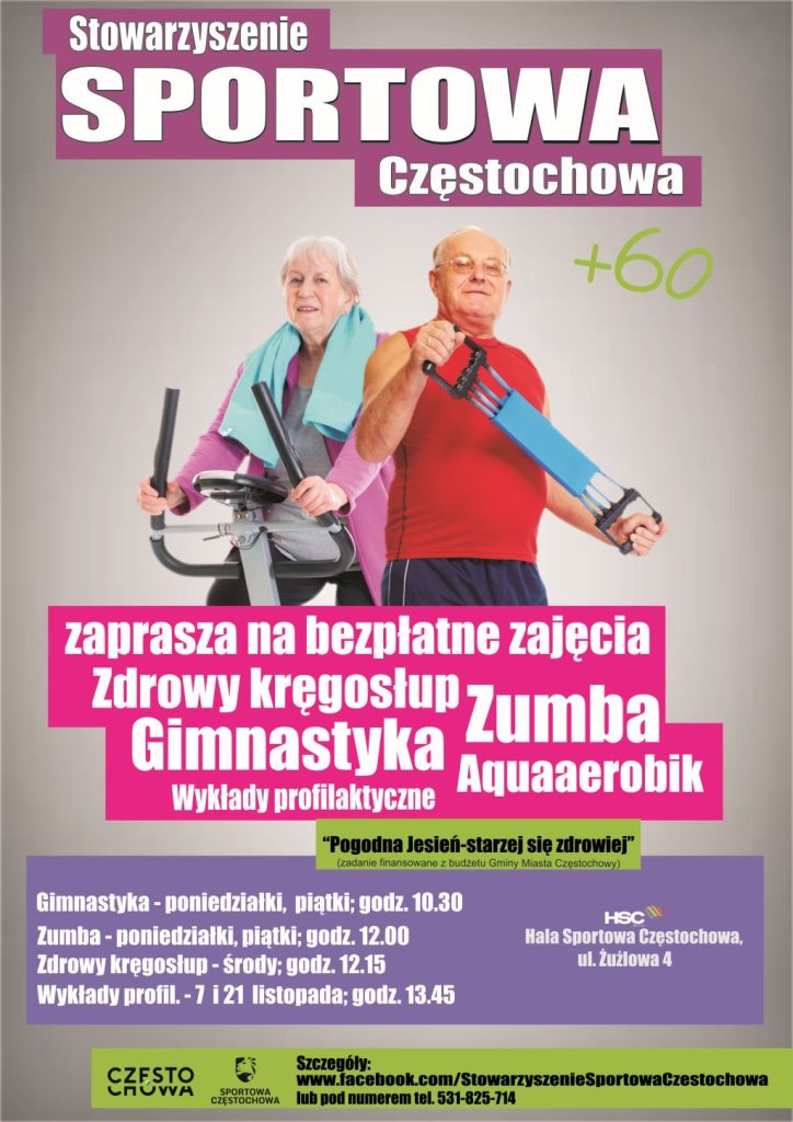 Bezpłatne zajęcia dla seniorów