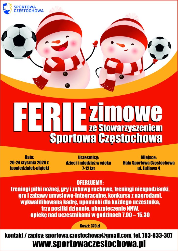 Ferie w HSC ze Sportową Częstochową