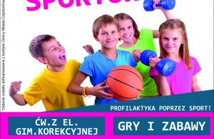 Plakat Profilaktyka poprzez sport 2020